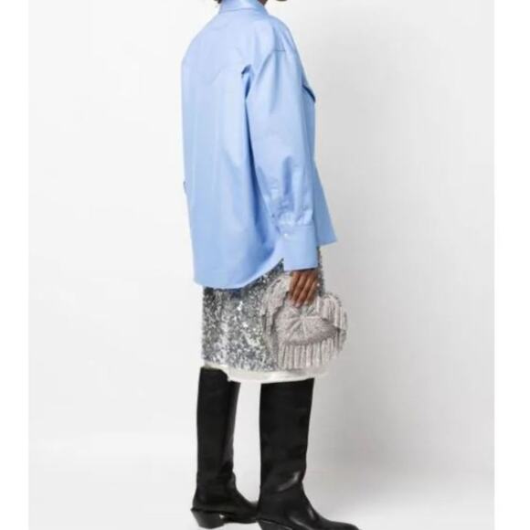 NWT in a box MSRP$ 3629 Alexander Wang heart pillow clutch - Picture 3 of 3